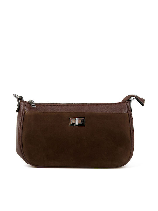 Women's Shoulder and Crossbody Bag Suede Brown
