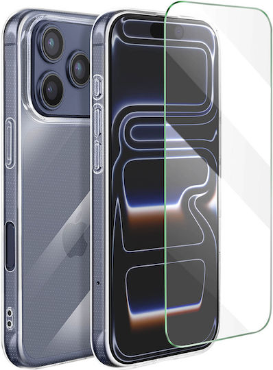 Mayaxess 2-in-1 Protection Pack Case + Tempered Glass Iphone 17 Pro Max Sienna