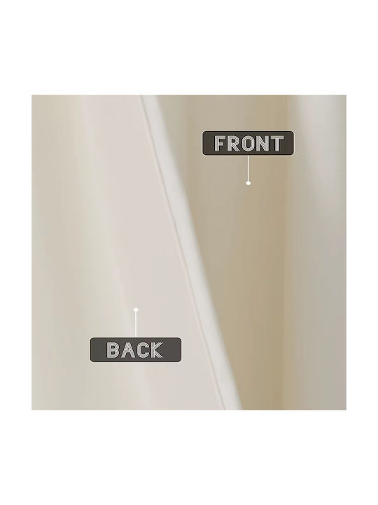 My Home Luxury Vorhang mit Bleistiftfalten Ecru 270x280cm