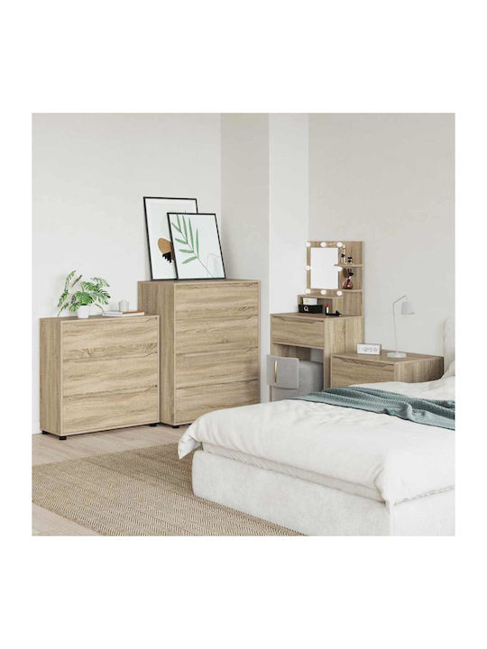 Συρταριέρα Креватокамарас Дървена Sonoma Oak 80x31x81бр
