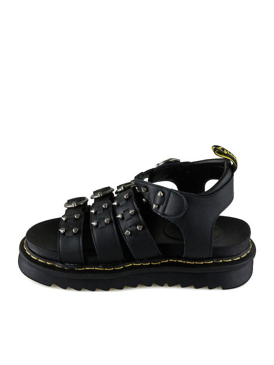Women's Flat Sandals Flatforms in Black Color