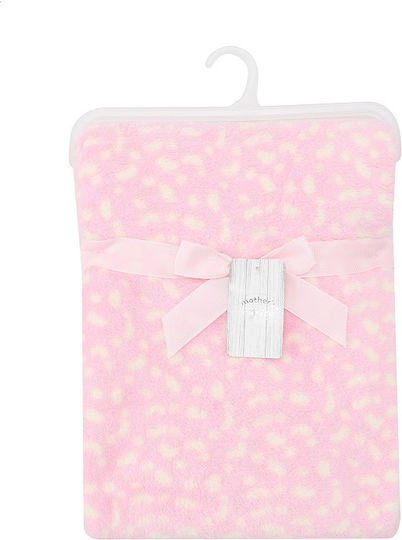 Mother's Choice Pătură Pepinieră Swaddling pături Fleece Roz 75x100cm