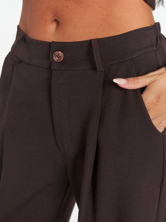 Damen Brown Set mit Hose