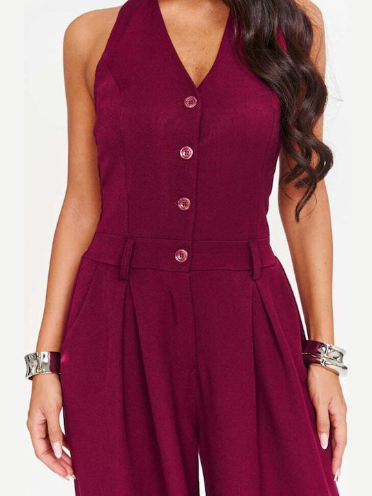 Women's One-piece Suit Bordeaux