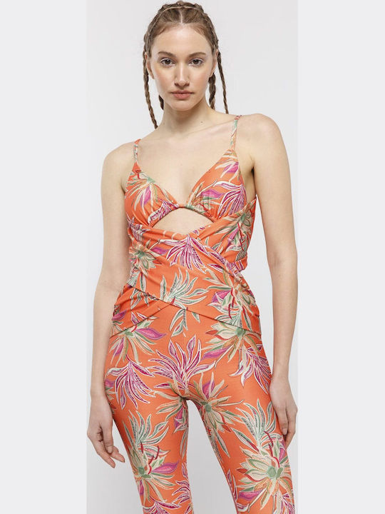 Women's One-piece Suit Coral, Multicolor