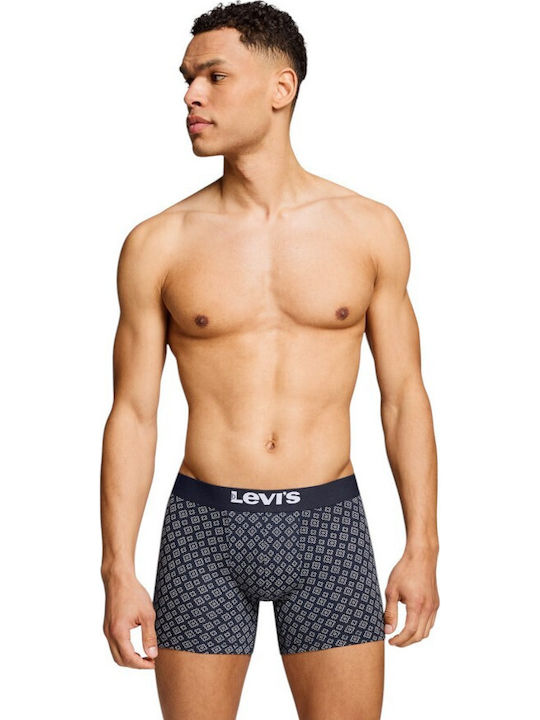 Herren Boxershorts Blue mit Mustern 3Packung