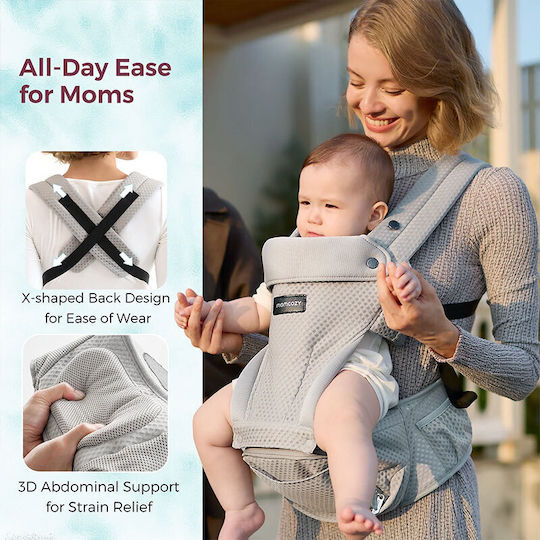 Momcozy Класическа Кенгуру Сив