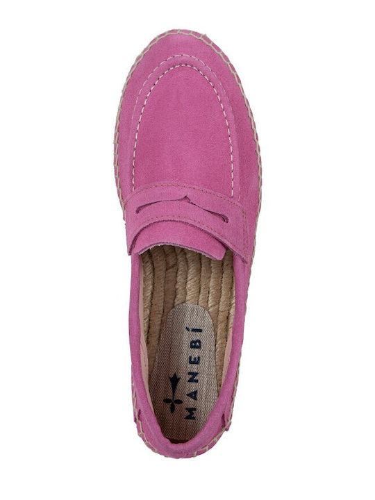 Hamptons Suede Γυναικείες Εσπαντρίγιες σε Καφέ Χρώμα