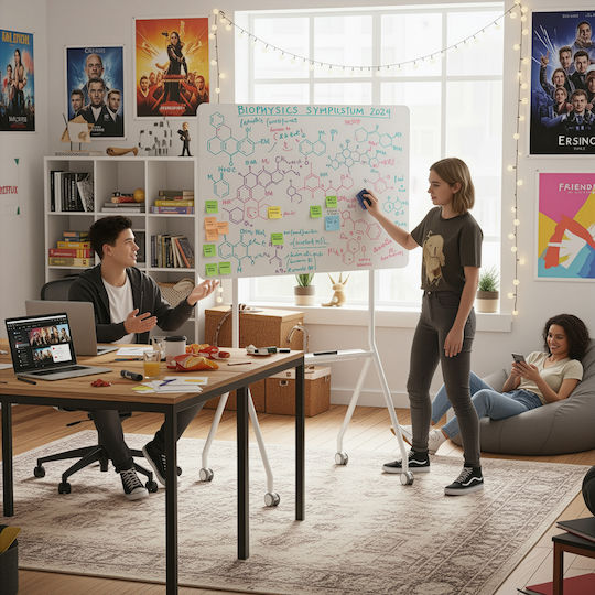 Ergo Office Hanging Dry Erase Board 119x79cm