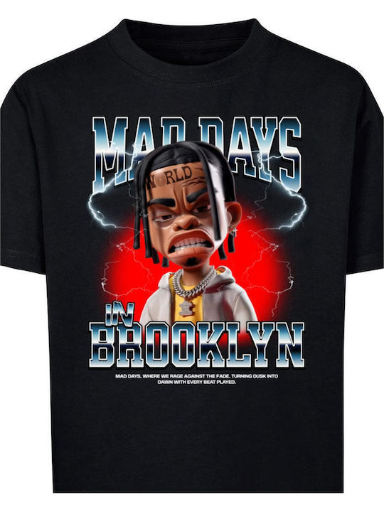 Παιδικό T-shirt Black Mad Days In Brooklyn