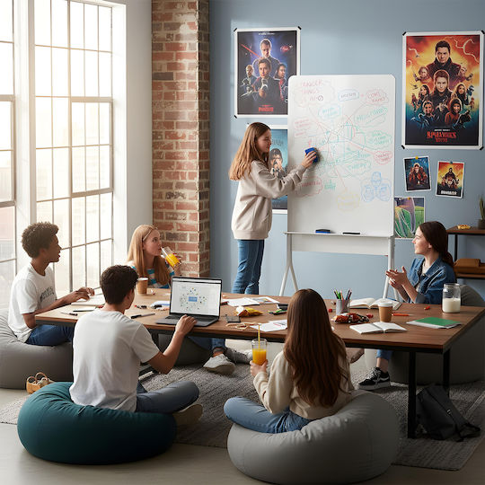 Ergo Office Hanging Dry Erase Board 119x79cm