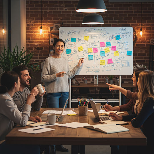 Ergo Office Hanging Dry Erase Board 119x79cm