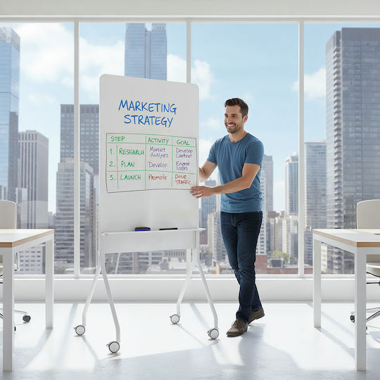 Ergo Office Hanging Dry Erase Board 119x79cm