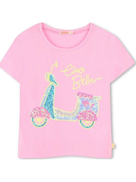 Kinder-T-Shirt Fuchsie
