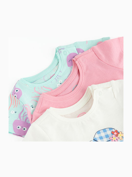 Set Kinder-T-Shirts Mehrfarbig