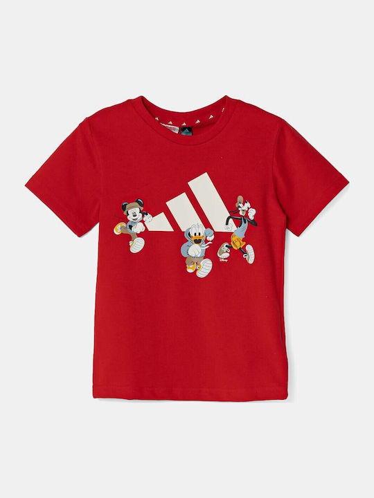 Kinderoberteile Kurzärmelig Rote x Disney Mickey Mouse