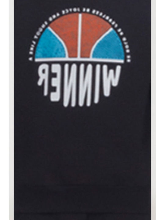 Παιδικό Φούτερ Μαύρη Winner
