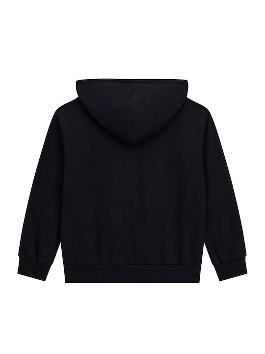 Kids Sweatshirt with Hood Black
