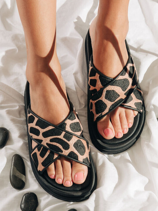 Sandale Casual Damă Flatforme din Piele