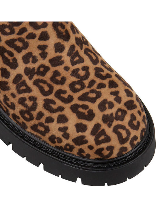 Women's Chelsea Boots Animal Print