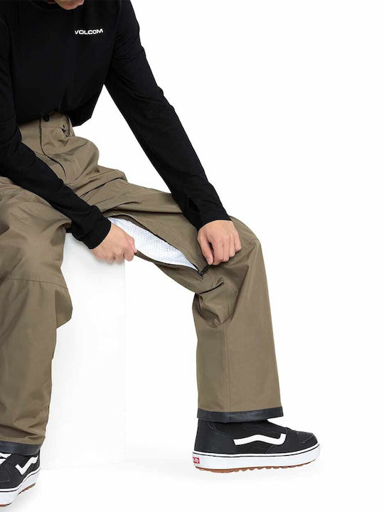 Volcom Dua Gore-tex G1352607-MIL Pantaloni de schi și snowboard pentru bărbați Ski & Snowboard Verde