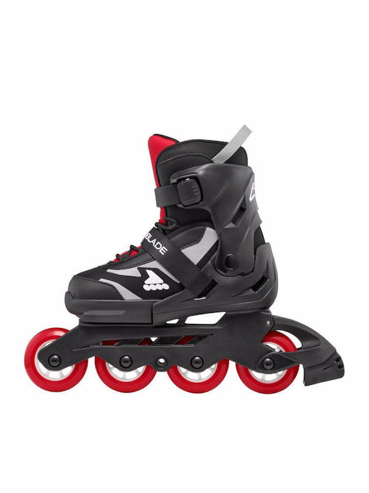 Rollerblade Microblade Inline Αυξομειούμενα Rollers Μαύρα Ενηλίκων/Παιδικά