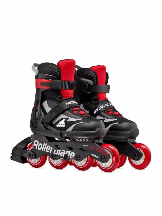 Rollerblade Microblade Inline Αυξομειούμενα Rollers Μαύρα Ενηλίκων/Παιδικά