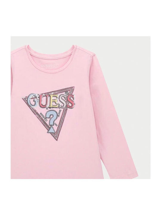 Kinderhemd Langarm Rosa