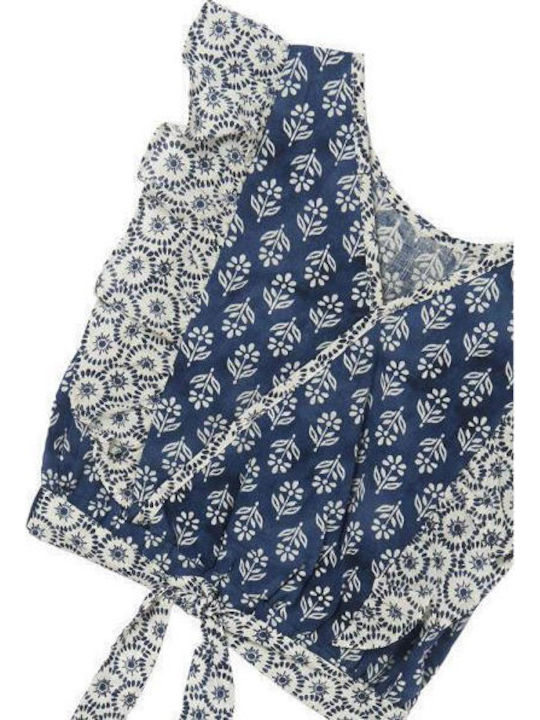 Kinderbluse Ärmellos Blau