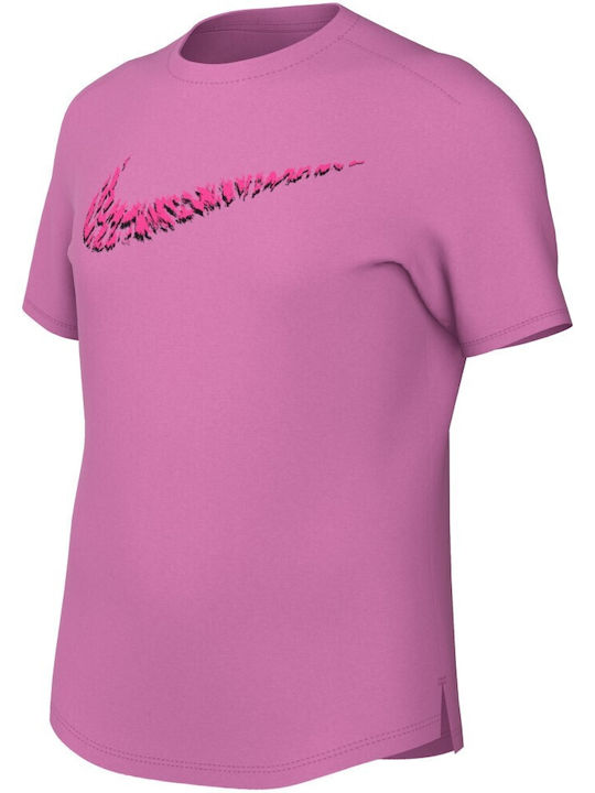 Tricou pentru copii Dri-Fit Roz