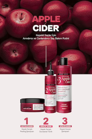 Anti-dandruff Shampoo No.3 Apple Cider Urban Care 350 Ml