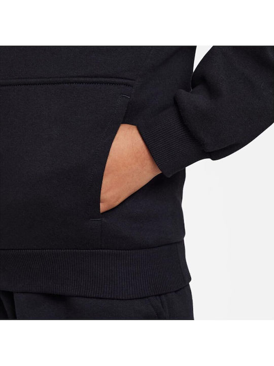 Fleece Παιδικό Φούτερ με Κουκούλα Μαύρο NSW Club