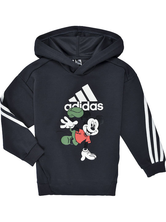 Kids Sweatshirt with Hood and Pockets Grey Disney Mickey Mouse