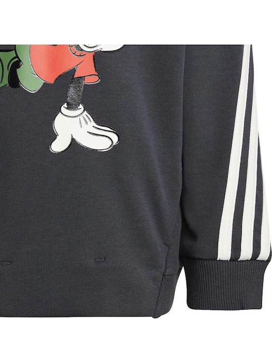 Kids Sweatshirt with Hood and Pockets Grey Disney Mickey Mouse