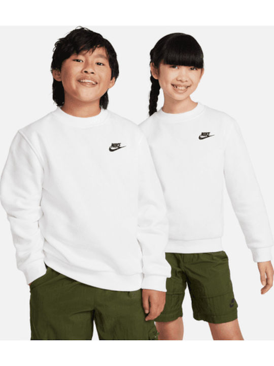 Fleece Hanorac Copii Alb