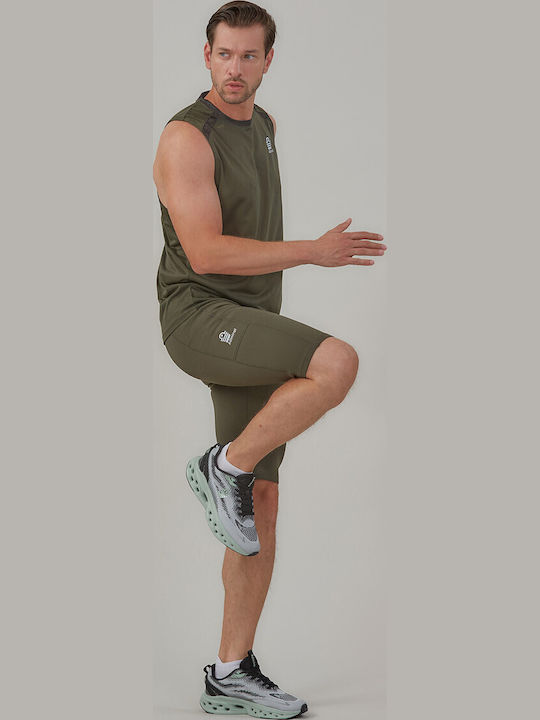 Admiral Men's Sports Short Leggings Green