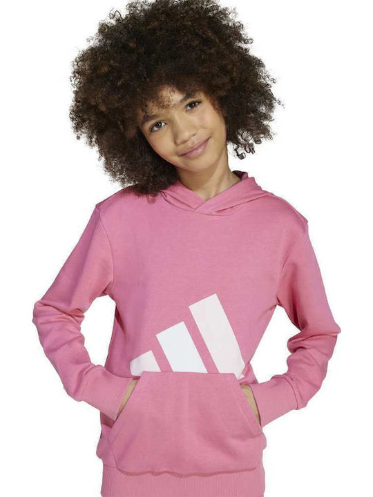 Kids Sweatshirt with Hood and Pockets Fuchsia