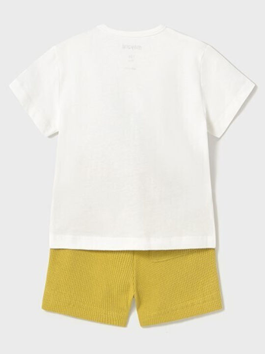 Kids' Set with Shorts Summer 2pcs Golden Jungle Set