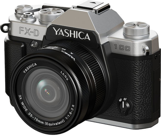 Yashica FX-D 100 Компактен Фотоапарат 13МР Оптично Увеличение 3x Черна