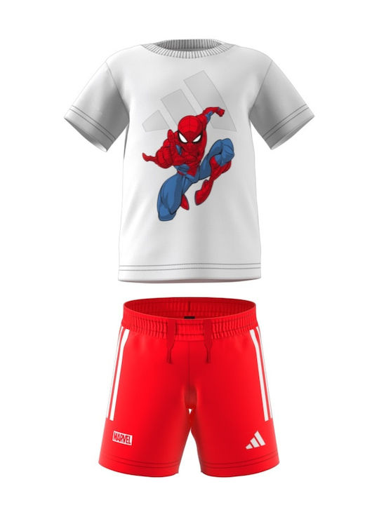 Kids' Set with Pants Winter 2pcs White x Marvel Spider-Man