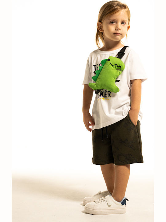 Kinder-Set mit Shorts Sommer 3Stück White