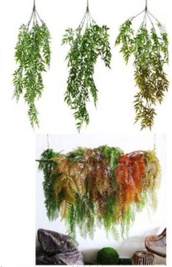 Künstliches Hängendes Laub 82cm Falsches Grünes Dekoration Zuhause Garten Hochzeit