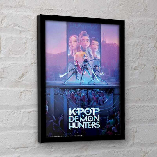 K-pop Demon Hunters Movie Key Art Poster Cadru 31x41cm