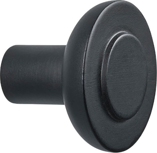 Zone Denmark Agățătoare De Perete Din Lemn Neagră 5x5x4.2cm