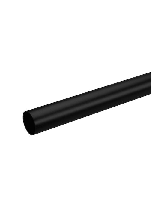 Grace Metalic Galerie pentru perdele Simplu Φ28mm 160buc Black Mat