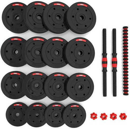 HMS Dumbbell Set with Bar Total Weight 40kg