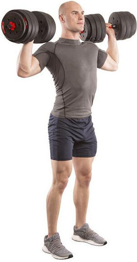 HMS Dumbbell Set with Bar Total Weight 40kg