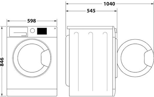 Indesit C YSD 83D WW EE Uscător de rufe 8kg cu pompă de căldură