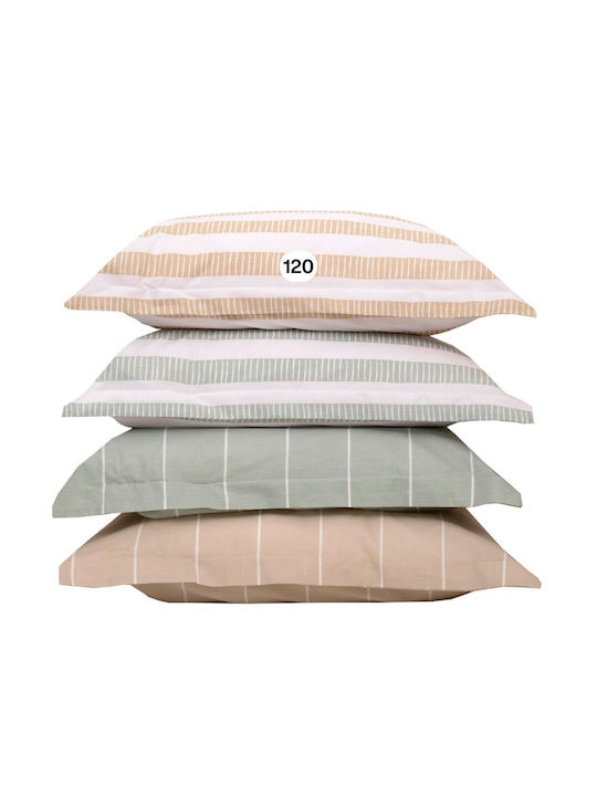 Anna Riska Duvet Cover Cotton Semi-double 180x240 Mix & Match 120 Beige