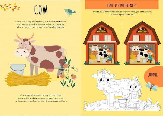 Stickers And Activities. The Farm - Sassi - Stickers